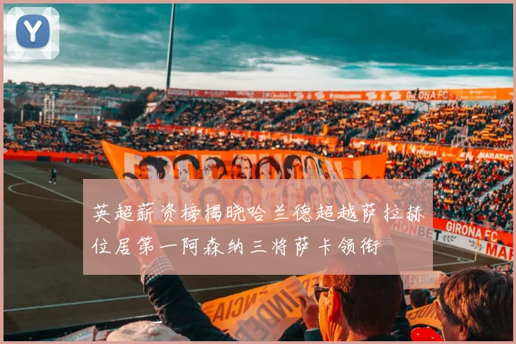 英超薪资榜揭晓哈兰德超越萨拉赫位居第一阿森纳三将萨卡领衔